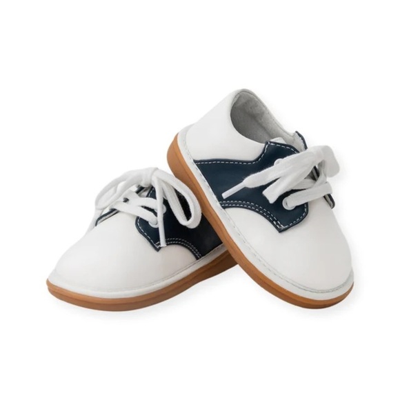 Wee Squeak Other - Wee Squeak | Rory Navy Saddle Oxford Shoe (9)